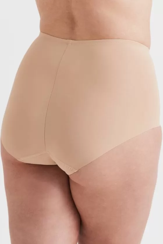 Panties | Miss Mary Smooth Edge Maxi Panty Beige