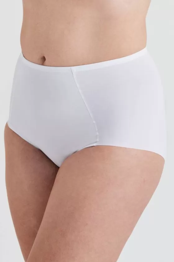 Panties | Miss Mary Smooth Edge Maxi Panty White