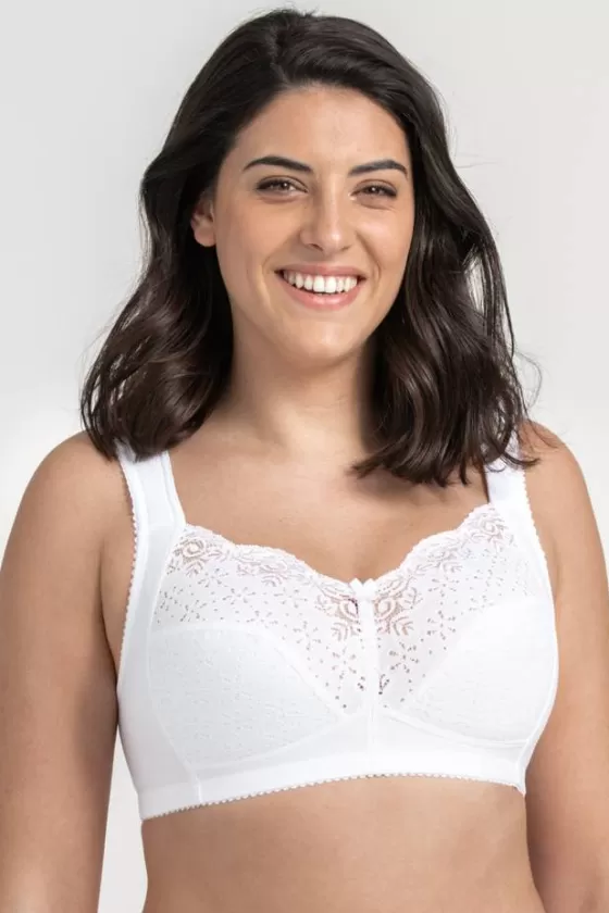 Bra | Non-Wired Bras | Miss Mary Star bra White