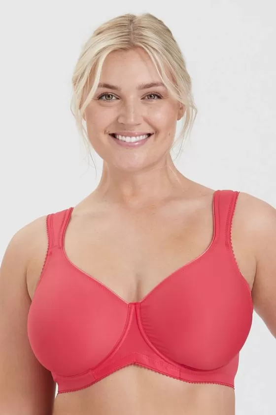 Bra | Underwired Bras | Miss Mary Stay Fresh bra Coral