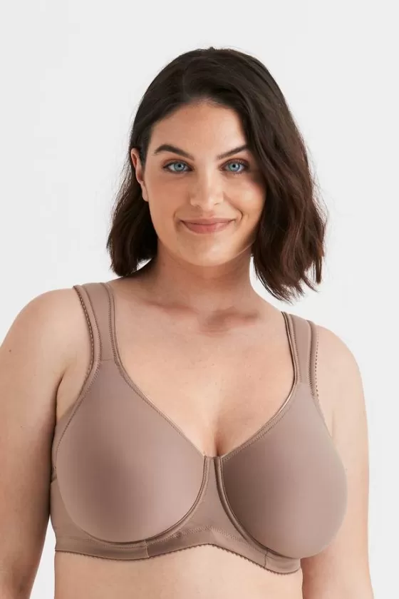 Bra | Underwired Bras | Miss Mary Stay Fresh bra Taupe