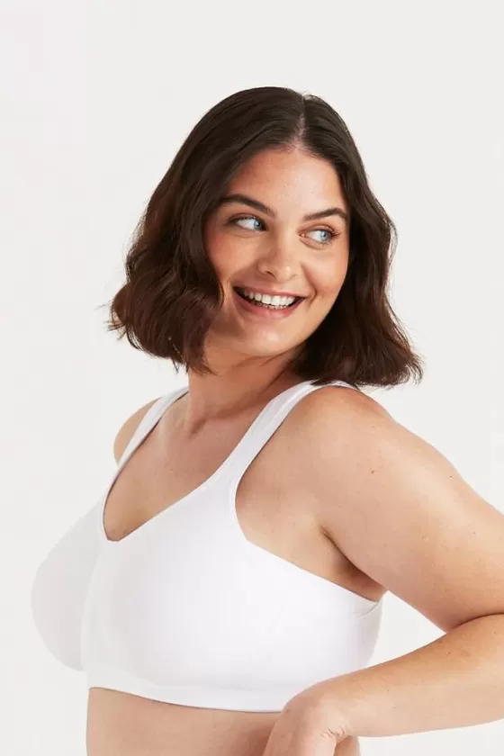 Bra | Non-Wired Bras | Miss Mary Stay Fresh Soft Comfort bra White