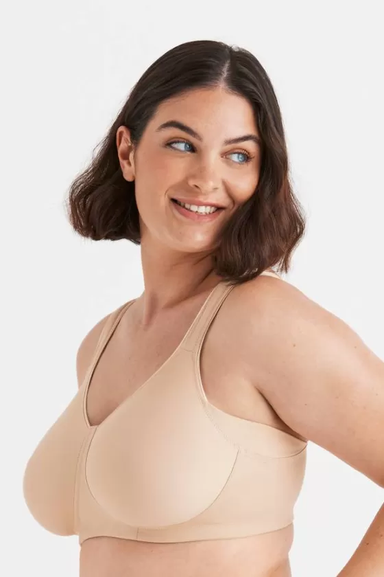 Bra | Non-Wired Bras | Miss Mary Stay Fresh Soft Comfort bra Beige